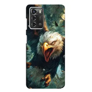 Чохол з картинкою 'Хижаки' для ZTE Blade A52 (Орел у польоті)