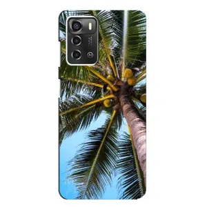 Силіконовий чохол з КАРТИНКАМИ літо для ZTE Blade A52 (AlphaPrint) (Пальма)