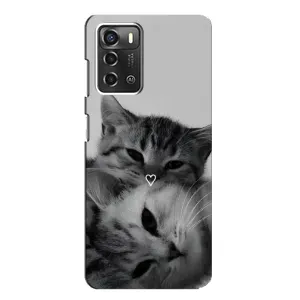 Чохол з малюнком кіт на ZTE Blade A52 (Пара котів)