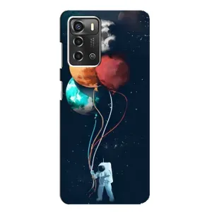 Космічні Чохли для ZTE Blade A52 (VPrint) (Планети кульки)