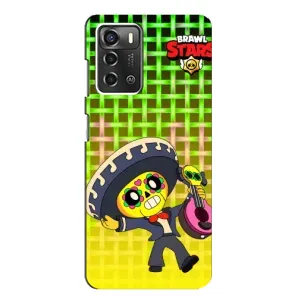 Чехлы Brawl Stars для ZTE Blade A52 (AlphaPrint) (Поко в самбреро)