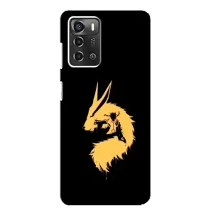 Naruto Anime Чохли для ZTE Blade A52 (AlphaPrint) (силует Курама Наруто)
