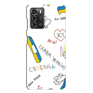 Чехлы Доброго вечора, ми за України для ЗТЕ Блейд А52 (AlphaPrint) (Стикер)