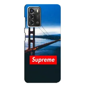 Чеохол для ZTE Blade A52 з картинкою Supreme (AlphaPrint) (Стиль Supreme)