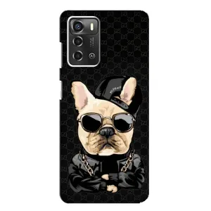 Чехлы с крутыми принтами для ZTE Blade A52 - (PREMIUMPrint) (Стильная собака)