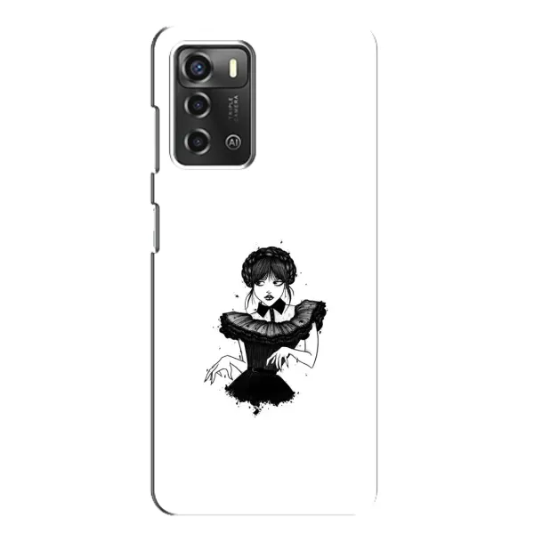 Чохол з принтом «танець Венздей» для ZTE Blade A52