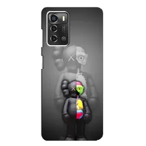 Чехлы для ZTE Blade A52 - Bearbrick Louis Vuitton (PREMIUMPrint) (Тело Bearbrick)