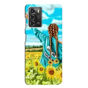 Чехол для Патриота Украины ZTE Blade A52 - (AlphaPrint) (Украиночка)