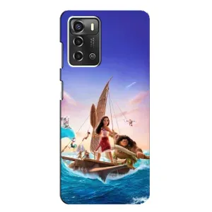 Чохол з мультфільмом Ваяна ZTE Blade A52 (Команда Ваяна Мауї)