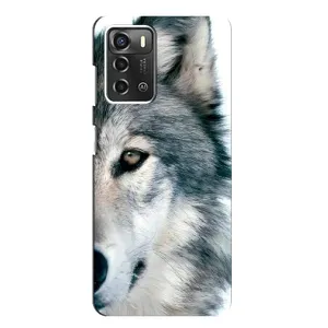 Чехлы с картинками животных ZTE Blade A52 (Волк)