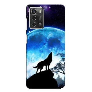 Захисні чохли для ZTE Blade A52 (AlphaPrint) (ХІТ продаж) ВОВК (Вовк на місяць)