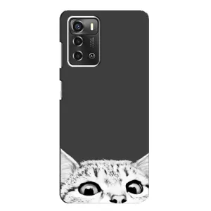 Чохол на ZTE Blade A52 з Котиками (VPrint) (Виглядає котик)