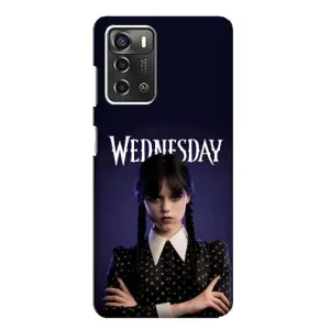 Чехлы Венсдей на ZTE Blade A52 Уэнсдей (AlphaPrint) (Wednesday)