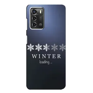 Зимние Чехлы для ЗТЕ Блейд А52 - прозрачный фон (Winter loading)