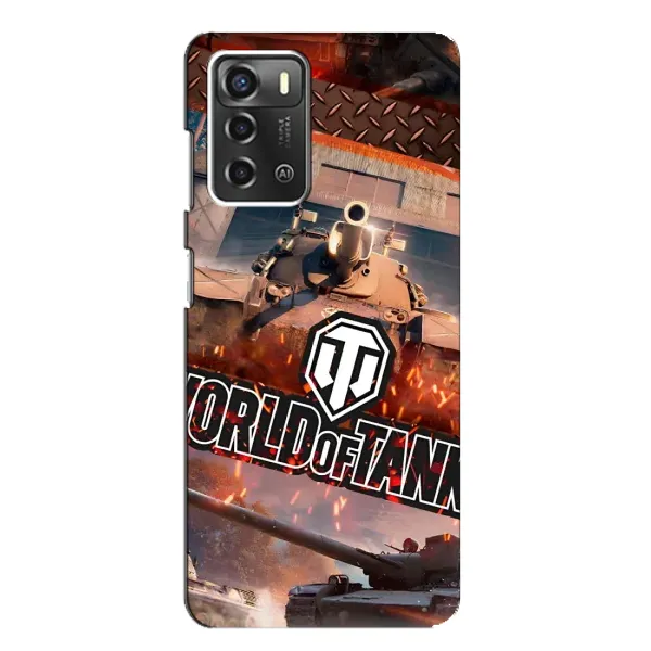 Чохол з принтом «World of Tanks» для ZTE Blade A52 Чохол з принтом «World of Tanks» для ZTE Blade A52