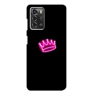 Чохол з Короною ZTE Blade A52 - (AlphaPrint) (Яскрава корона)