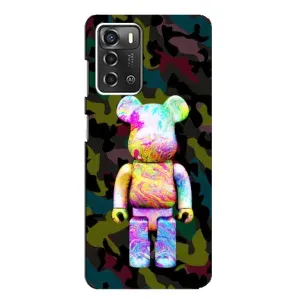 Чехлы для ZTE Blade A52 - Bearbrick Louis Vuitton (PREMIUMPrint) (Яркий Bearbrick)