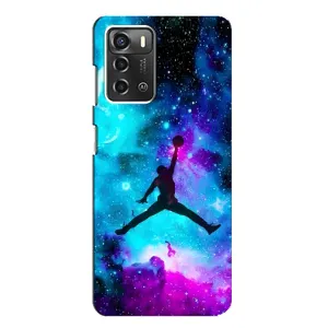 Чохли для ZTE Blade A52 - з картинкою JORDAN (AlphaPrint) (Яскравий Джордан)