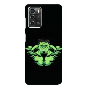 Чохли з героями Марвел ZTE Blade A52 (VPrint) (Зелений Халк)