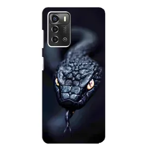 Чохол з картинкою 'Хижаки' для ZTE Blade A52 (Чорна змія)
