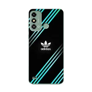 Чохли Адидас для ZTE Blade A53 (AlphaPrint) (Адідас з полосами)