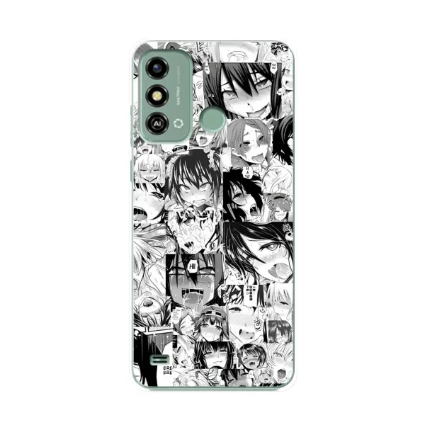 Чехол с принтом «Ahegao manga» для ZTE Blade A53 Чехол с принтом «Ahegao manga» для ZTE Blade A53