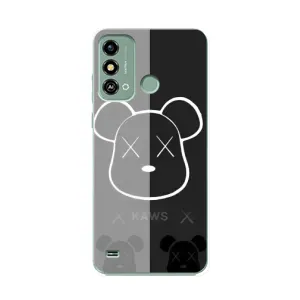 Чохли для ZTE Blade A53 - Bearbrick Louis Vuitton (PREMIUMPrint) (БеарБрік очі)