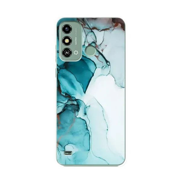 Чохол з принтом «Бірюзовий мрамор» для ZTE Blade A53 Чохол з принтом «Бірюзовий мрамор» для ZTE Blade A53