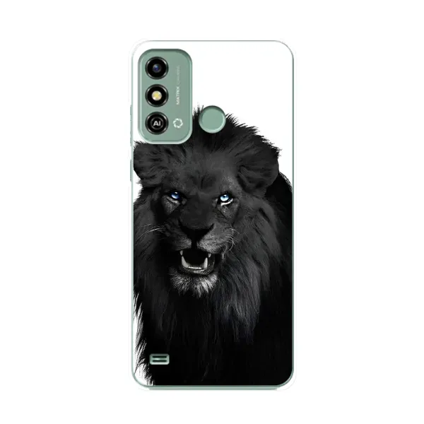 Чехол с принтом «Черный ЛЕВ» для ZTE Blade A53