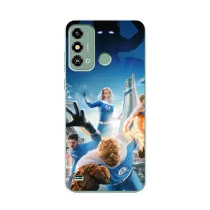 Чохол з принтом Фантастична четвірка для ZTE Blade A53 (Герої Фантастична Четвірка)