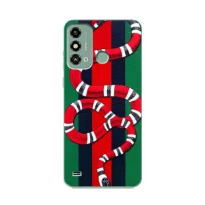 Чохли GUCCI для ЗТЕ Блейд А53 (AlphaPrint) (Gucci змія)