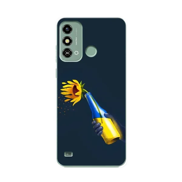 Чехол с принтом «Коктейль молотова» для ZTE Blade A53