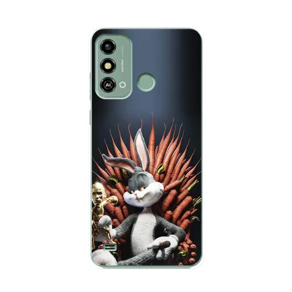 Чехол с принтом «Король Кролик» для ZTE Blade A53