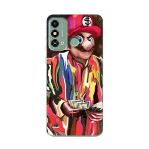 Бренднові Чохли для ZTE Blade A53 - (PREMIUMPrint) (Mario LV)