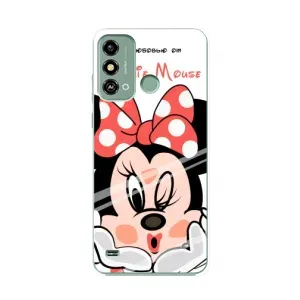Міккі Маус чохол для ZTE Blade A53 (AlphaPrint - Мультяшні) (Маус Мінні)