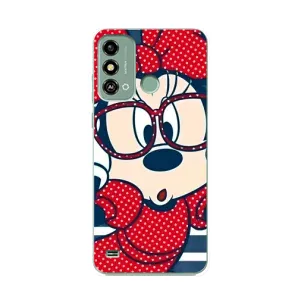 Міккі Маус чохол для ZTE Blade A53 (AlphaPrint - Мультяшні) (Маус в окулярах)