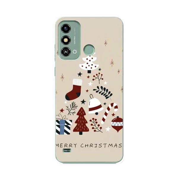 Чохол з принтом «Merry Christmas» для ZTE Blade A53 Чохол з принтом «Merry Christmas» для ZTE Blade A53