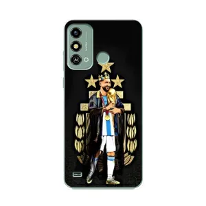 Чохли для ZTE Blade A53 (Leo чемпіон) (AlphaPrint) (Мессі Король)