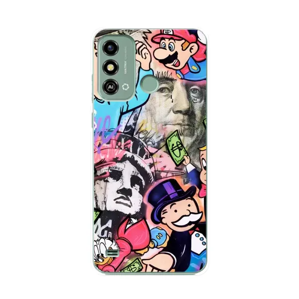 Чехол с принтом «Monopoly man» для ZTE Blade A53