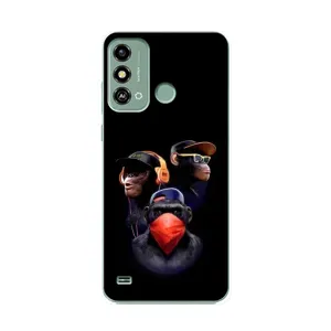 Чохол з Мавпами ZTE Blade A53 - (AlphaPrint) (Три мавпи)