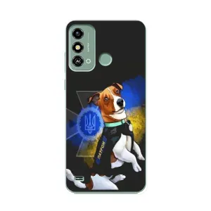 Чохли з картинкою собаки Патрон для ZTE Blade A53 (AlphaPrint) (Патрон собачка)