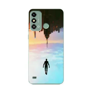 Чохол з людиною павуком для ZTE Blade A53 - (AlphaPrint) (Людина павук)