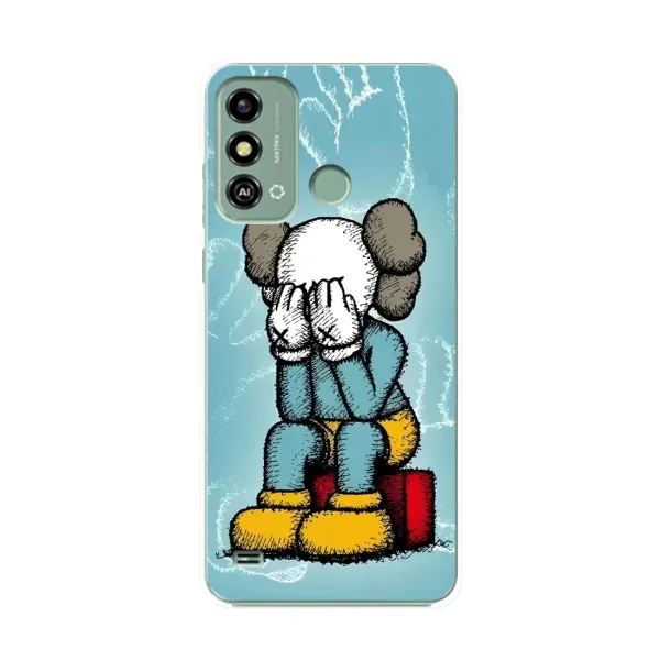 Чохол з принтом «Плач Bearbrick» для ZTE Blade A53