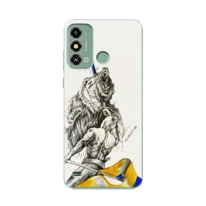 Чохли (Доброго вечора, ми за України) для ЗТЕ Блейд А53 (AlphaPrint) (Перемога)