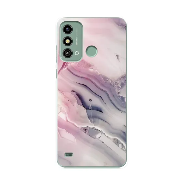 Чехол с принтом «Пурпурный Мрамор» для ZTE Blade A53