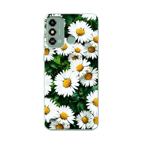 Чохол з принтом «Ромашки» для ZTE Blade A53