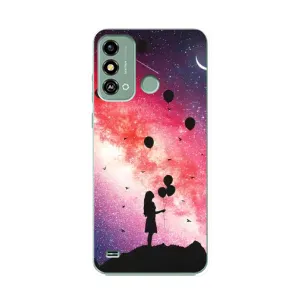 Чехлы для любимой на ЗТЕ Блейд А53 (VPrint) (З Кульками)