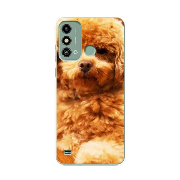 Чехол с принтом «Щенок Бишон» для ZTE Blade A53