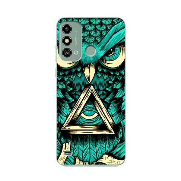 Чохол з принтом «Сова з оком» для ZTE Blade A53 Чохол з принтом «Сова з оком» для ZTE Blade A53