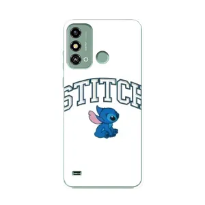 Чехол с принтом Стич на ZTE Blade A53 (Стич лого)